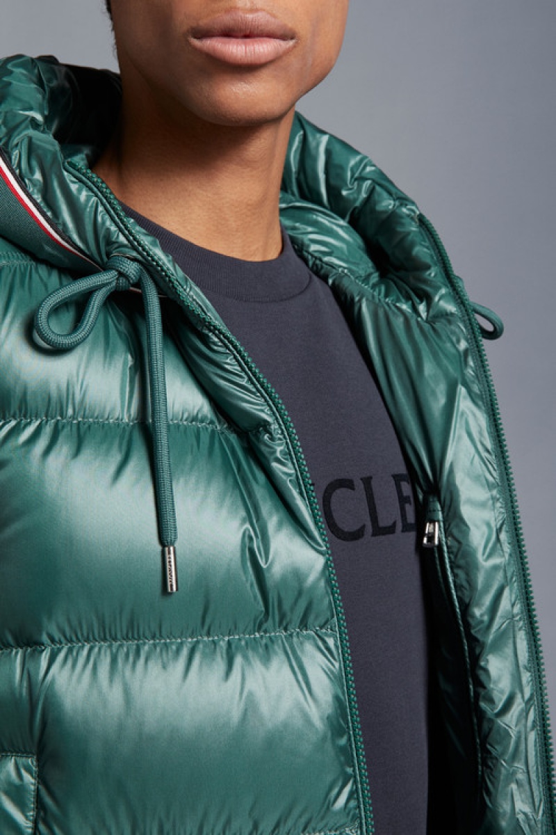 Chaleco de Plumas Moncler Luiro Hombre Turquesa Verdes | EKPD-31478