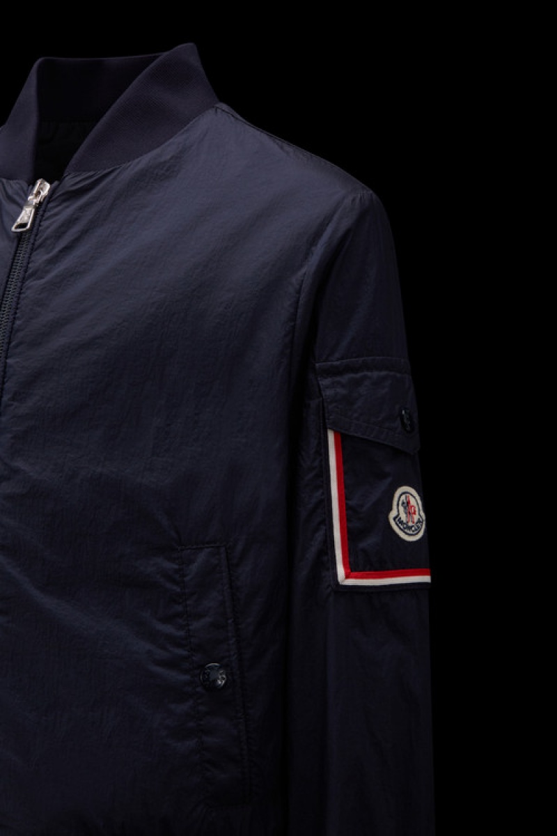 Chamarras Moncler Aimon Bomber Niño Azul Marino Azules | PMBW-28637