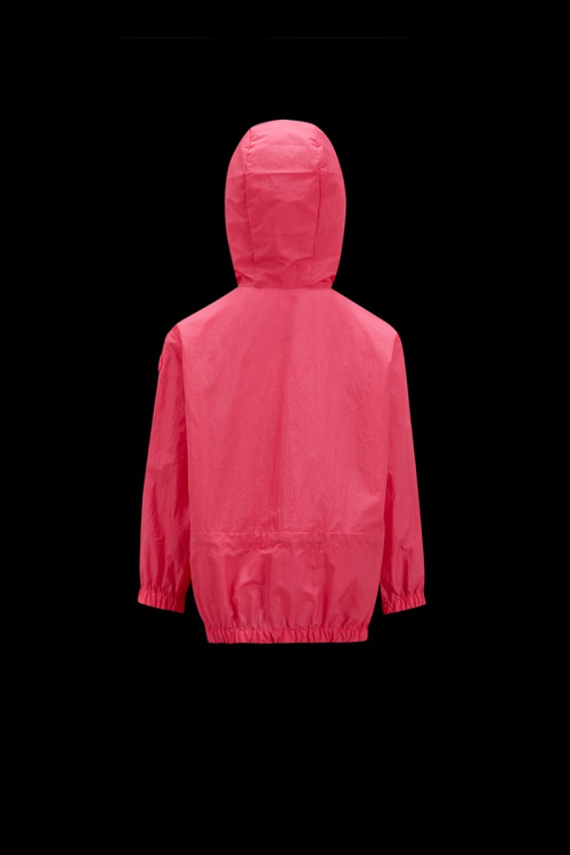 Chamarras Moncler Assana Encapuchado Niña Fucsia | NWVY-46327