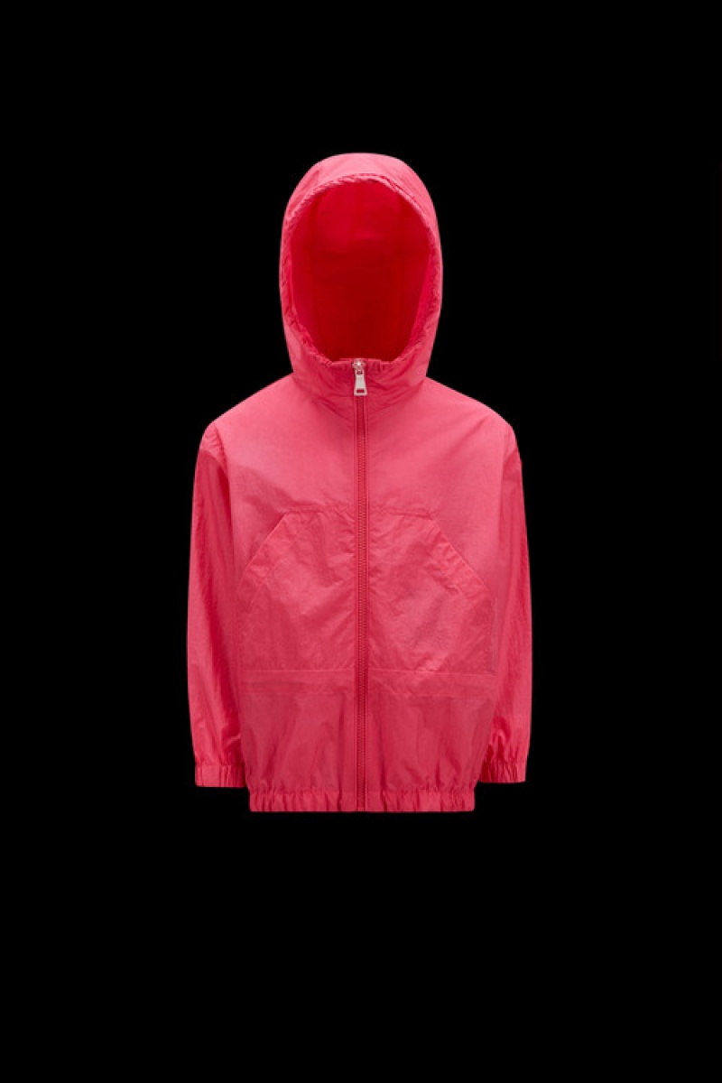 Chamarras Moncler Assana Encapuchado Niña Fucsia | NWVY-46327