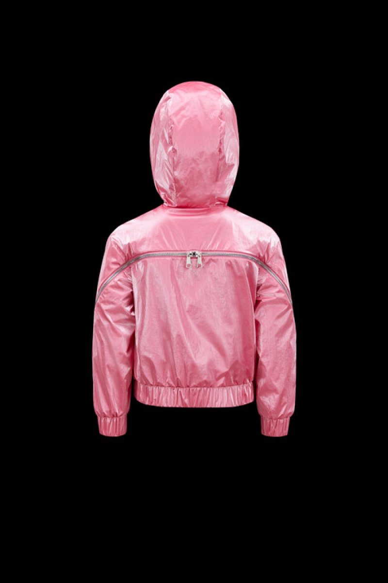 Chamarras Moncler Brienne Encapuchado Niña Fucsia | ECWS-85106