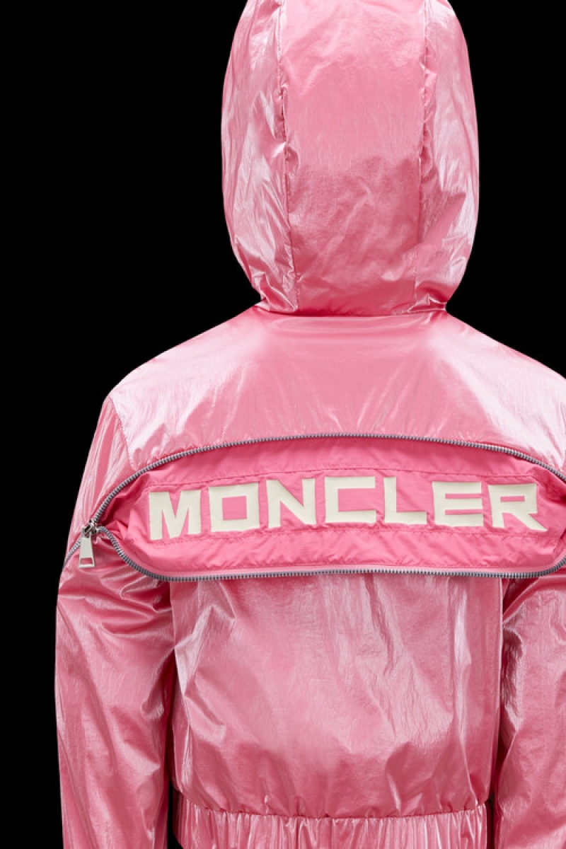 Chamarras Moncler Brienne Encapuchado Niña Fucsia | ECWS-85106