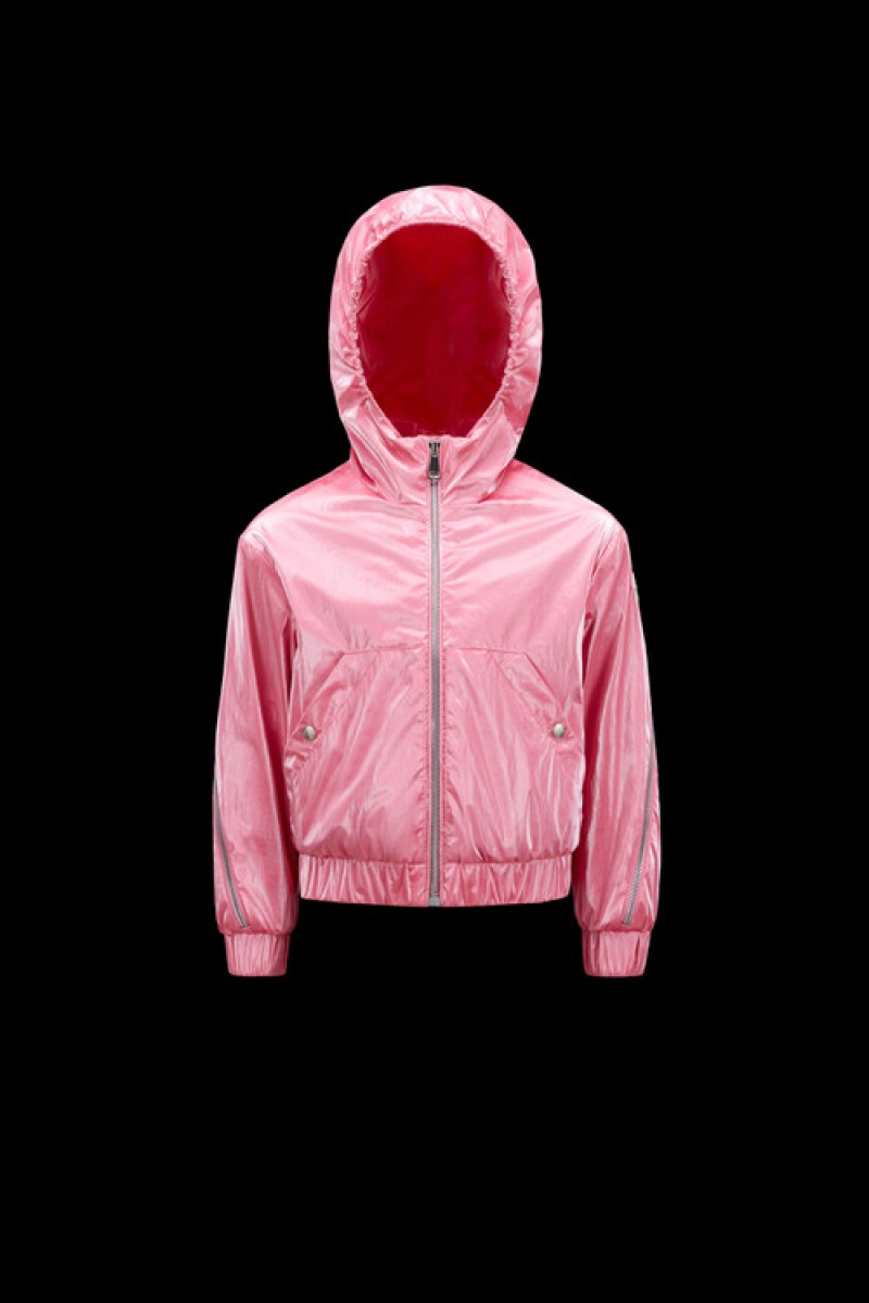 Chamarras Moncler Brienne Encapuchado Niña Fucsia | ECWS-85106