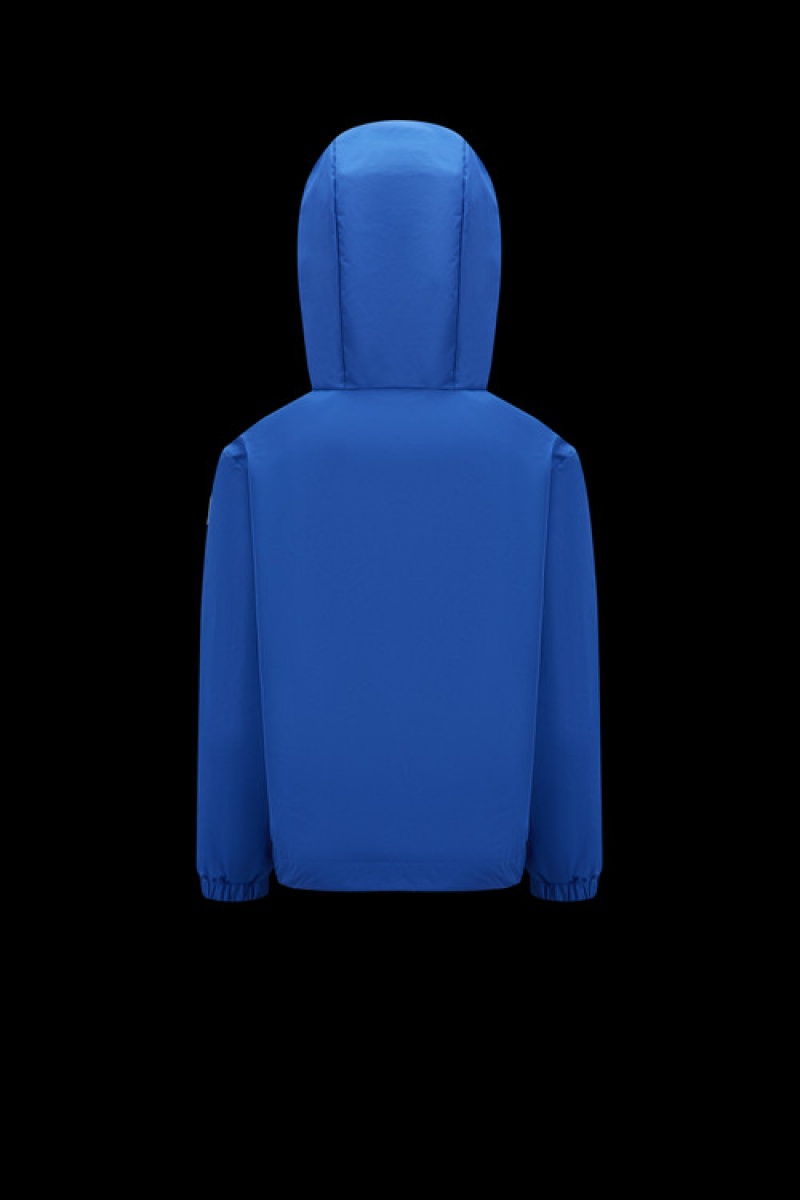 Chamarras Moncler Darvas Encapuchado Niño Azul Rey Azules | XGCV-96472