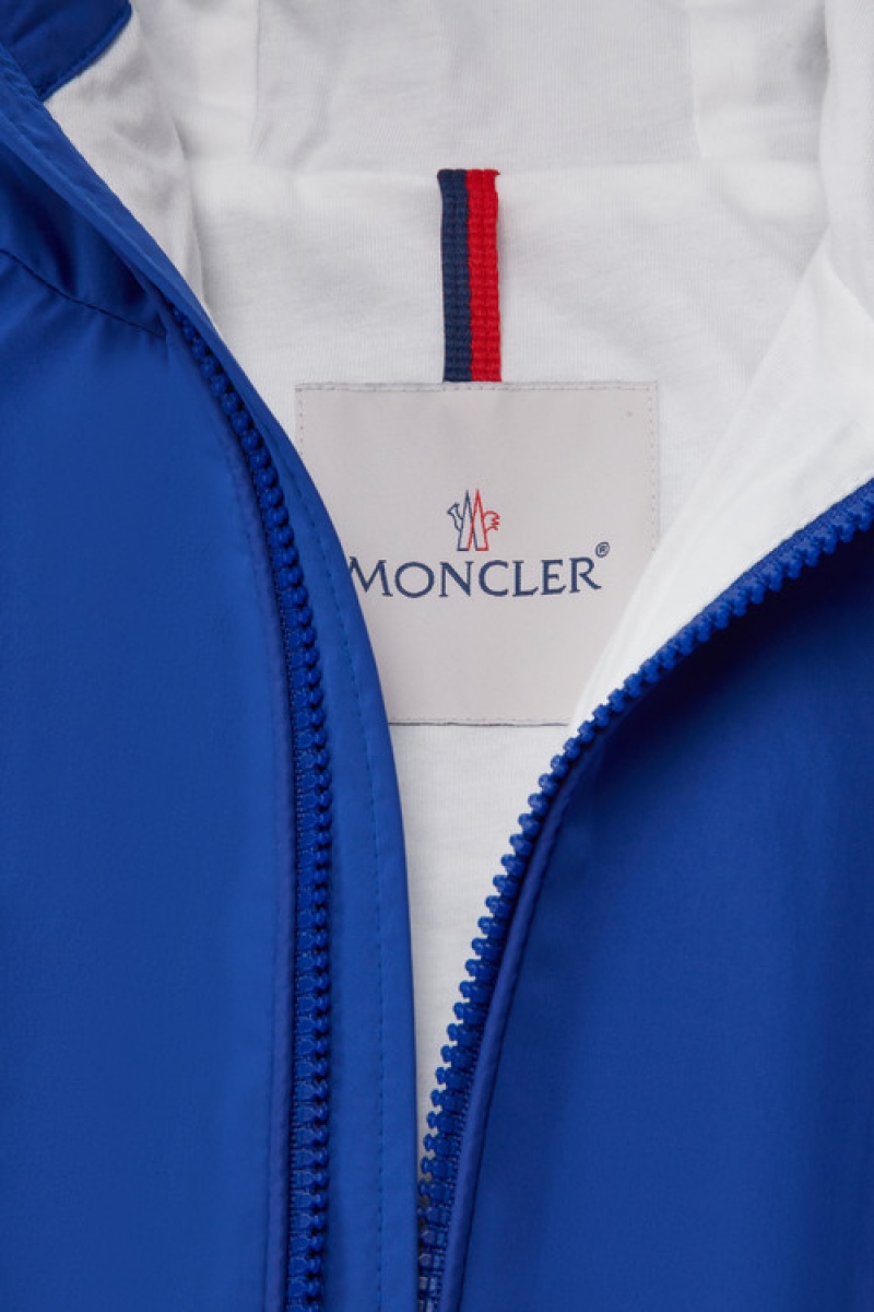 Chamarras Moncler Darvas Encapuchado Niño Azul Rey Azules | XGCV-96472