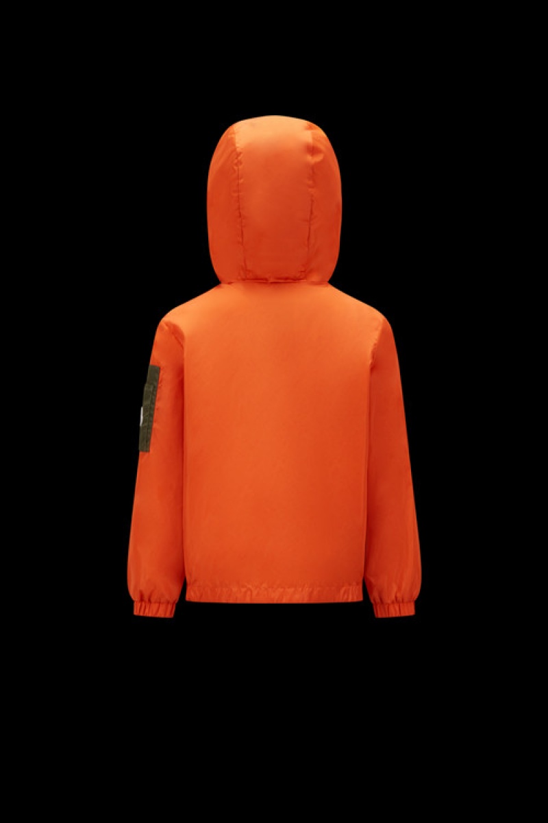 Chamarras Moncler Eisaku Encapuchado Niño Naranjas | JIQC-60974