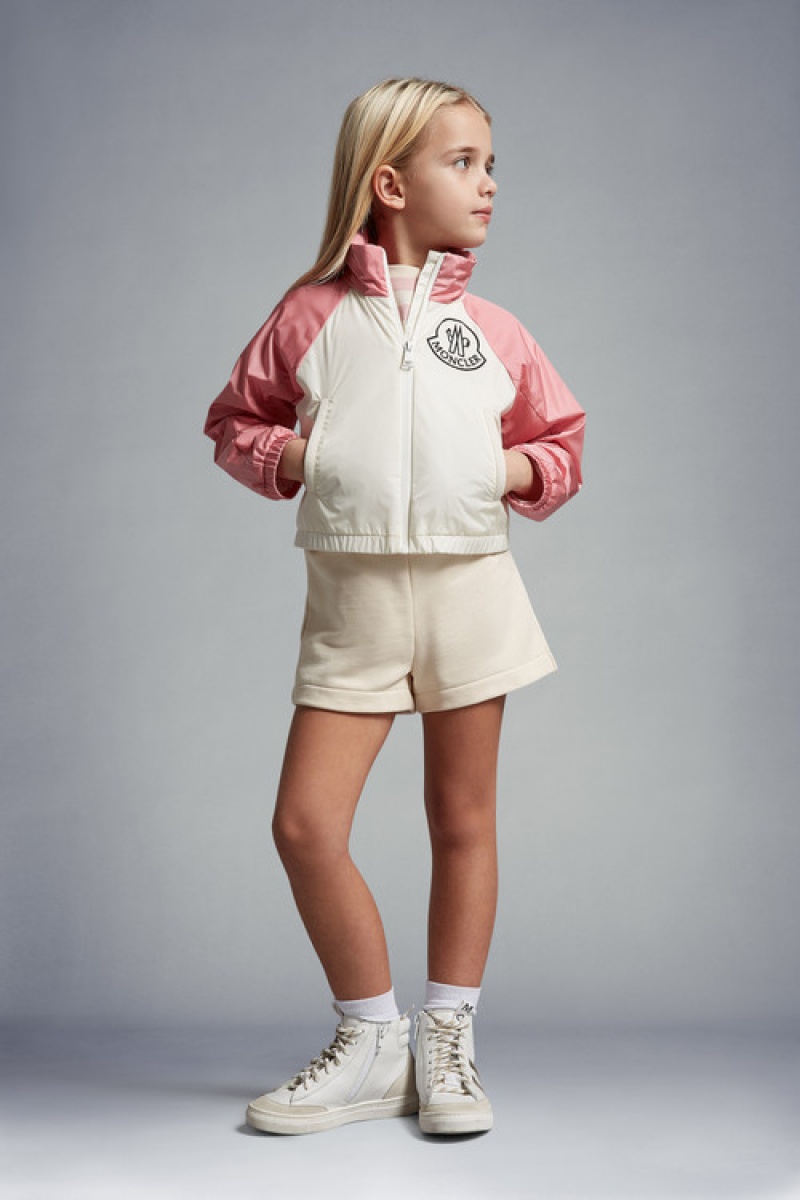 Chamarras Moncler Enabish Encapuchado Niña Coral Rosas | YQAB-02843