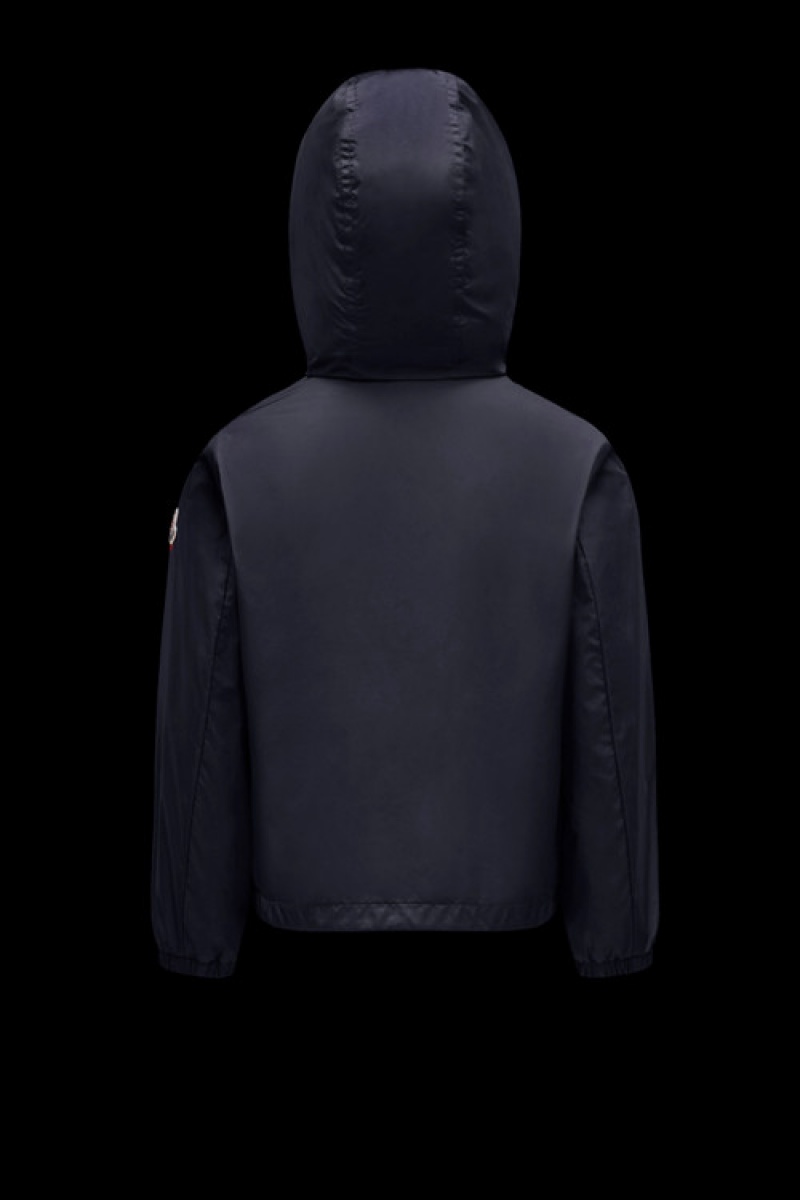 Chamarras Moncler New Urville Rain Niño Azules | YAQJ-02678