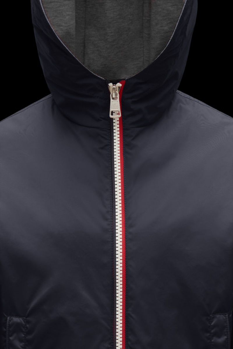 Chamarras Moncler New Urville Rain Niño Azules | YAQJ-02678