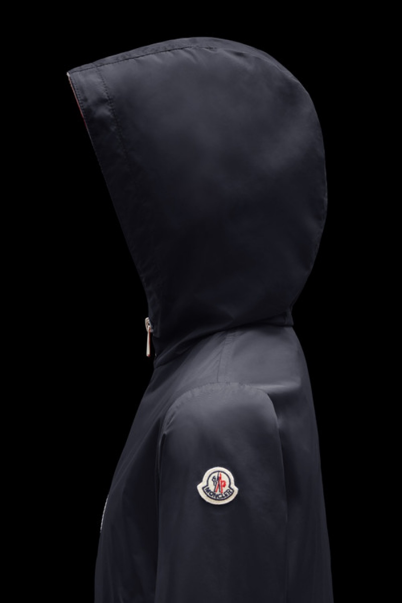 Chamarras Moncler New Urville Rain Niño Azules | YAQJ-02678