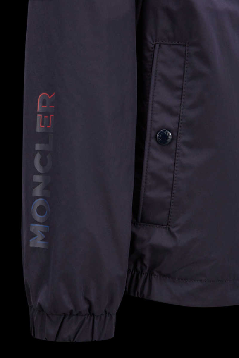 Chamarras Moncler Svace Encapuchado Niña Azul Marino Azules | BXMC-68139