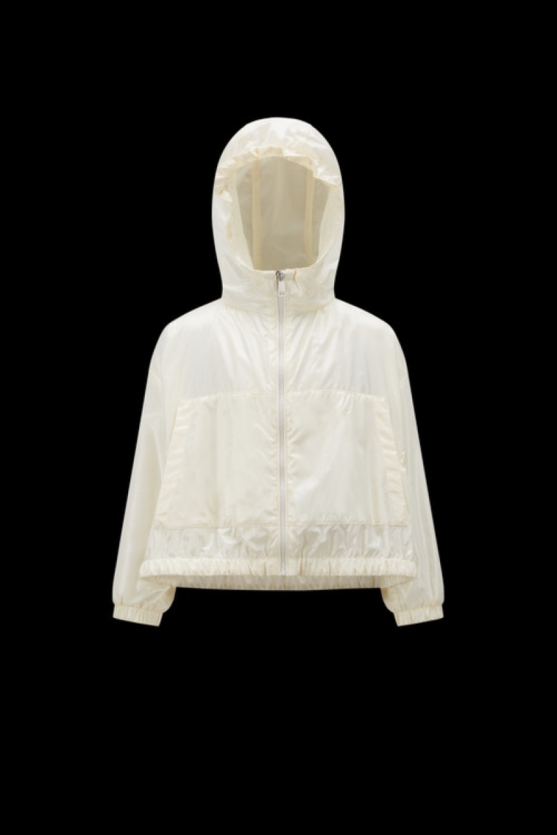 Chamarras Moncler Urbonas Encapuchado Niña Beige | BXNM-89156