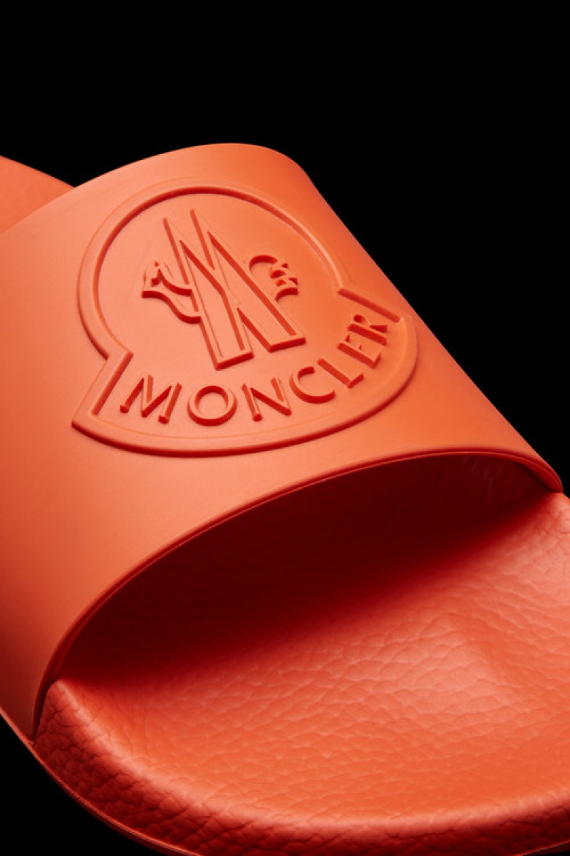 Chanclas Moncler Basile Hombre Naranjas | NFAC-89710