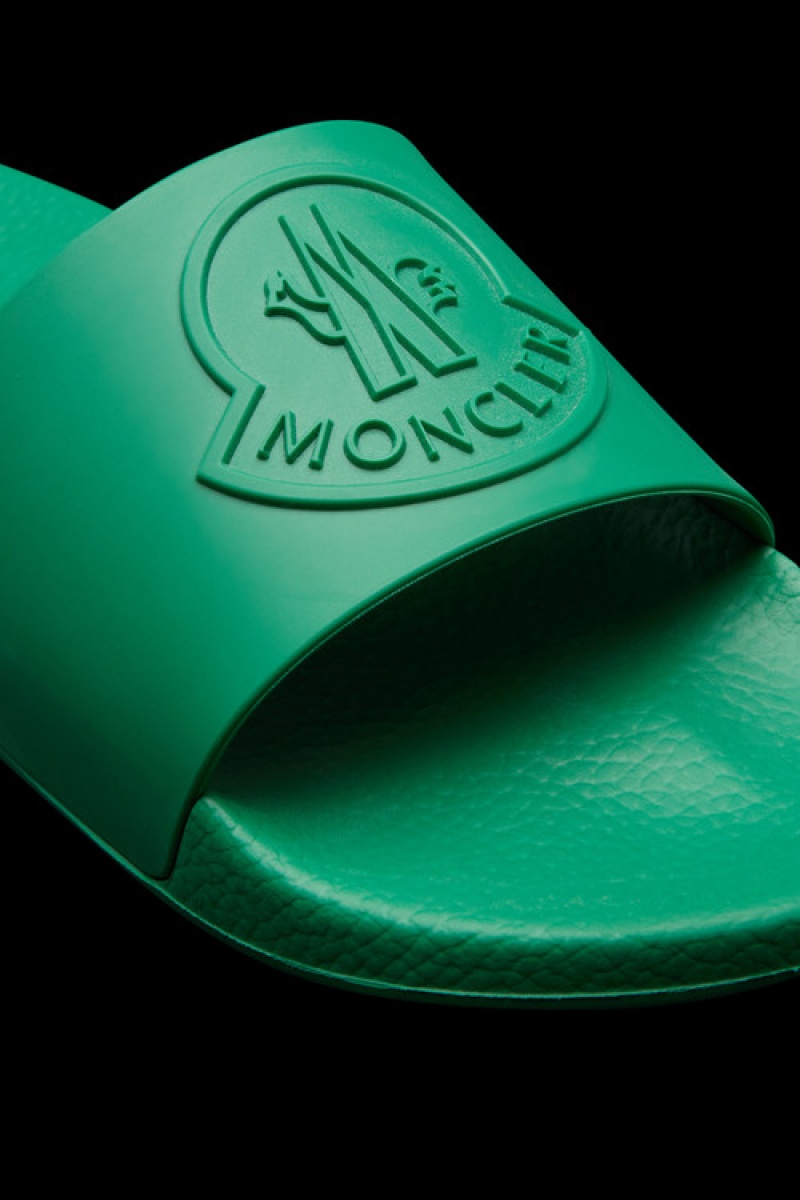 Chanclas Moncler Basile Hombre Verdes | PURD-01574