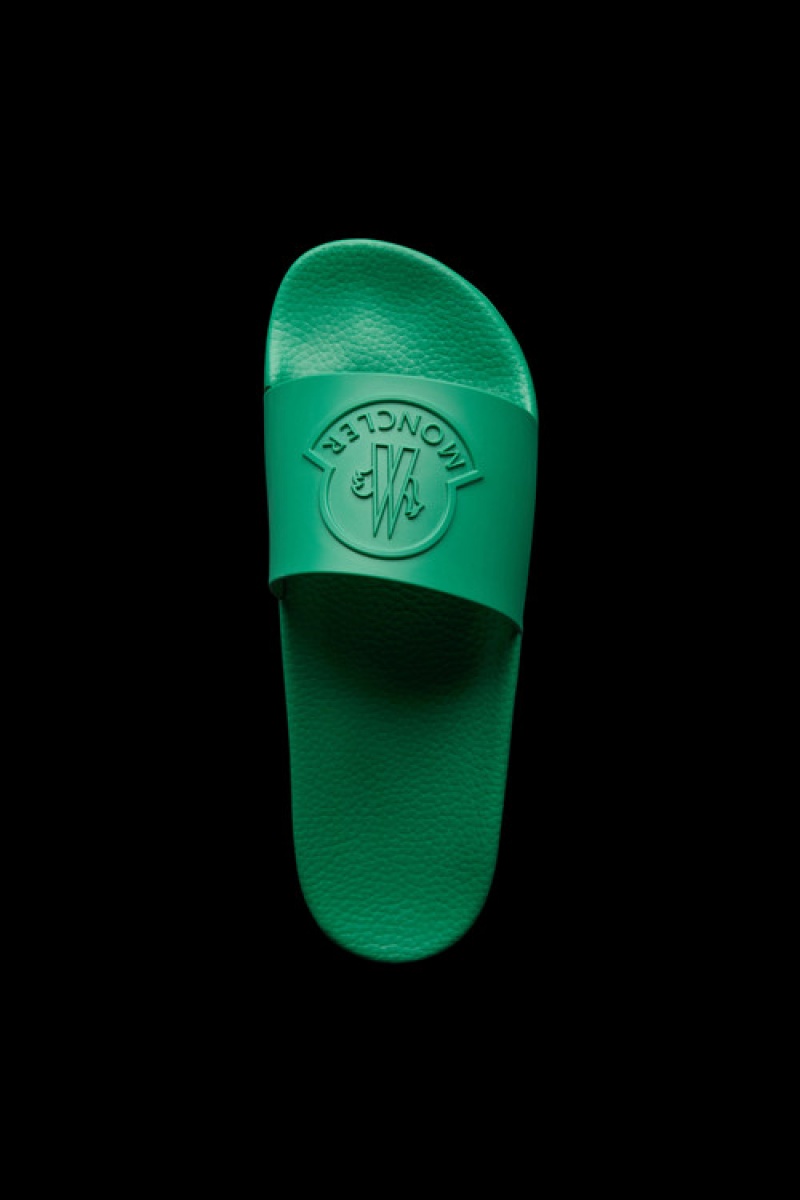 Chanclas Moncler Basile Hombre Verdes | PURD-01574