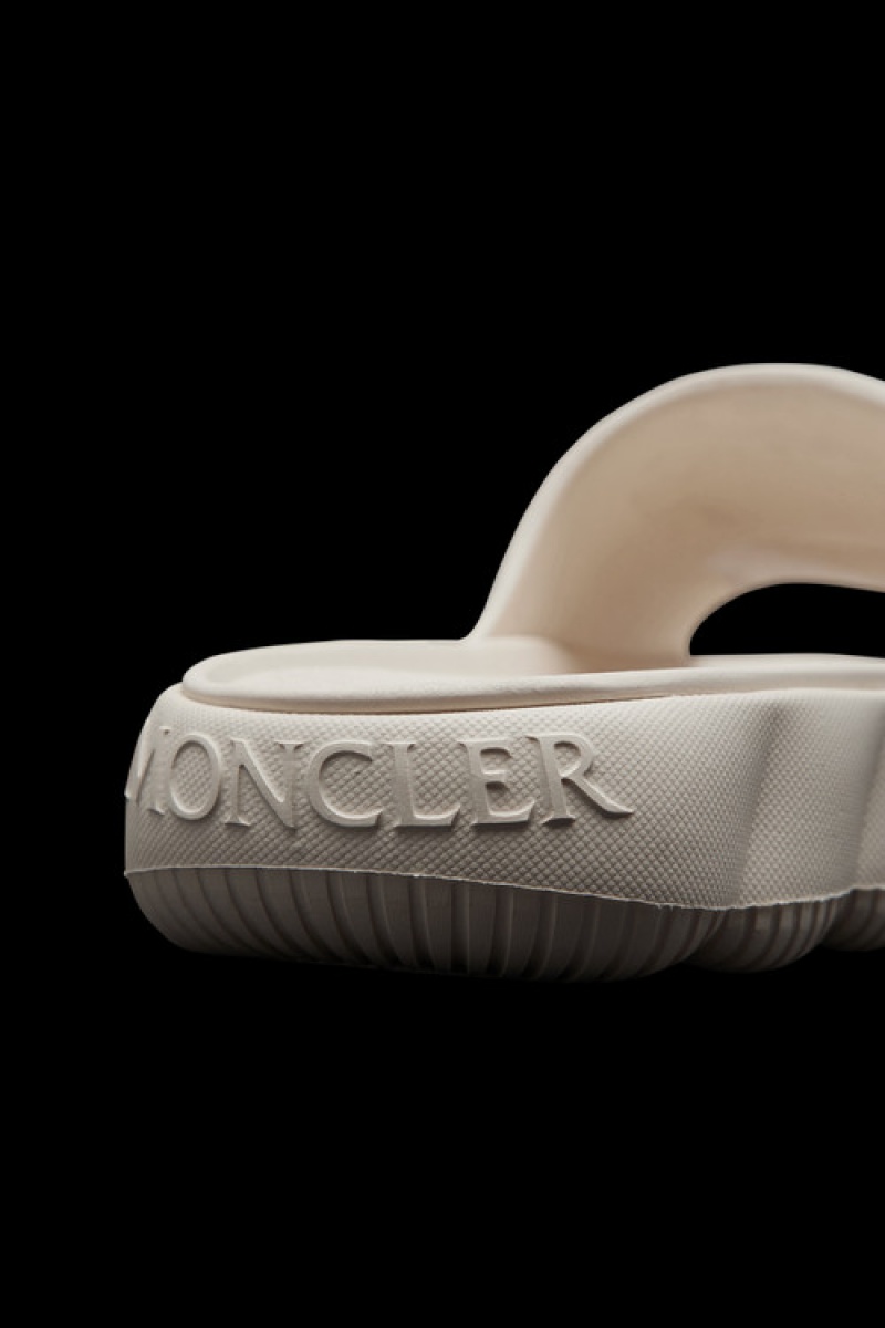 Chanclas Moncler Lilo Mujer Blancos | ZEGO-16947