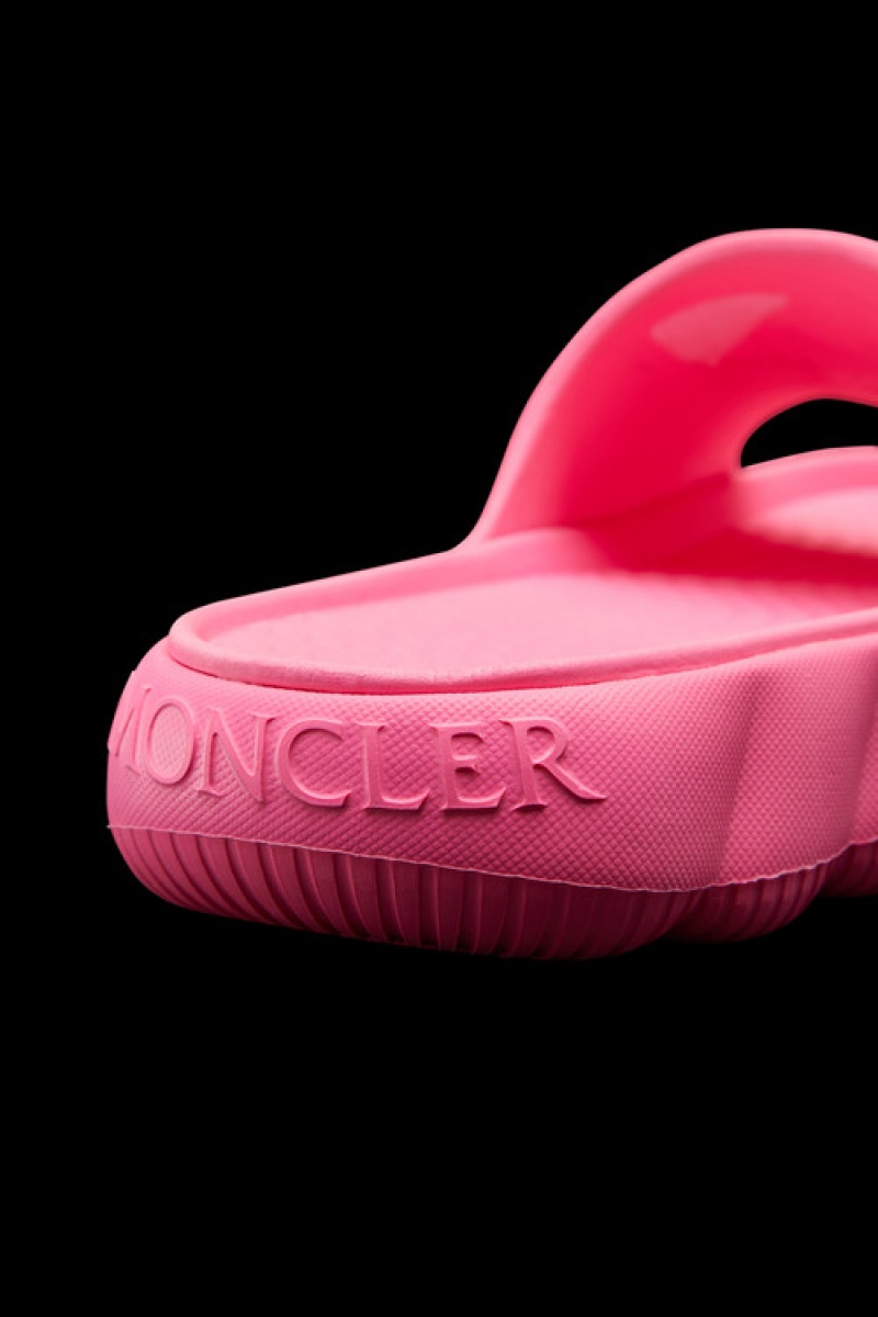 Chanclas Moncler Lilo Mujer Fucsia | AZIL-38264