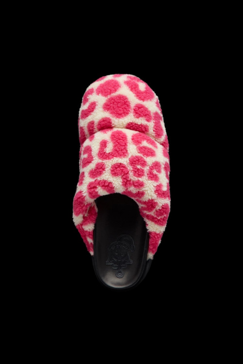 Chanclas Moncler Nimbus Mujer Blancos Rosas | SLRY-62485