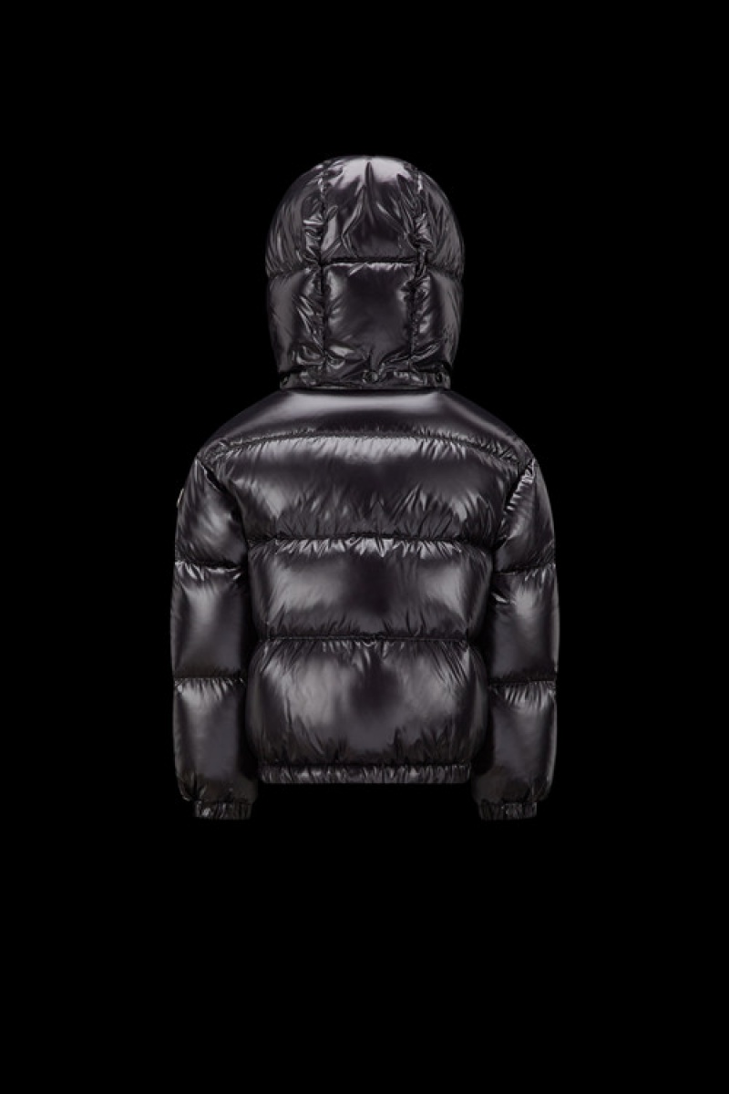 Chaquetas De Plumas Moncler Abbaye Niña Negros | PTMN-02457