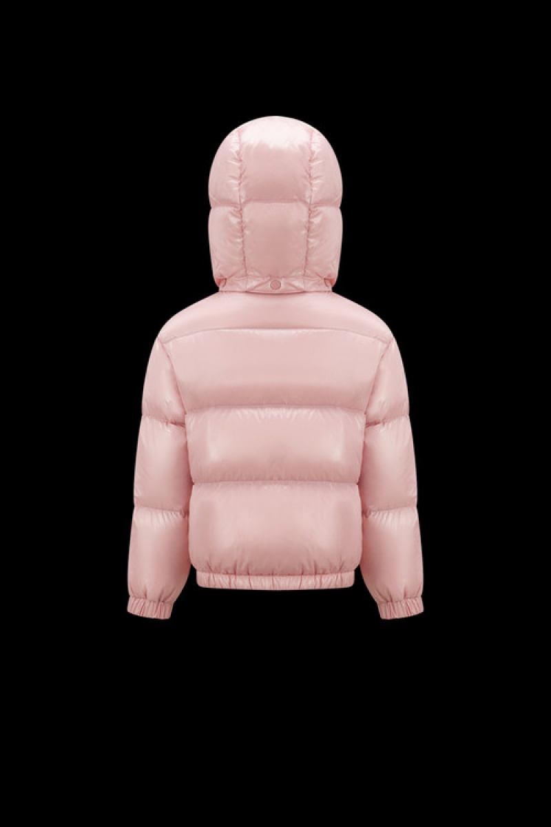 Chaquetas De Plumas Moncler Abbaye Niña Rosas | JLEC-17604