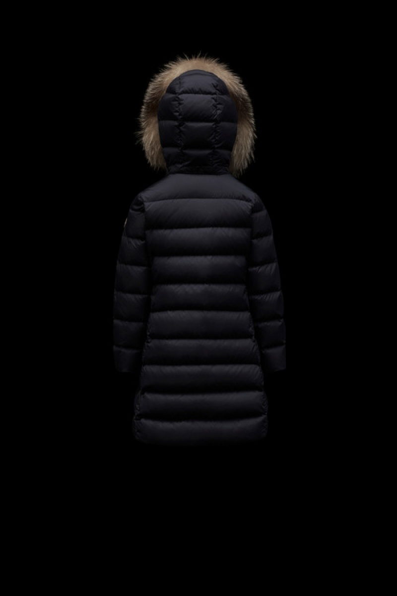 Chaquetas De Plumas Moncler Abelle Niña Azules | BING-05438