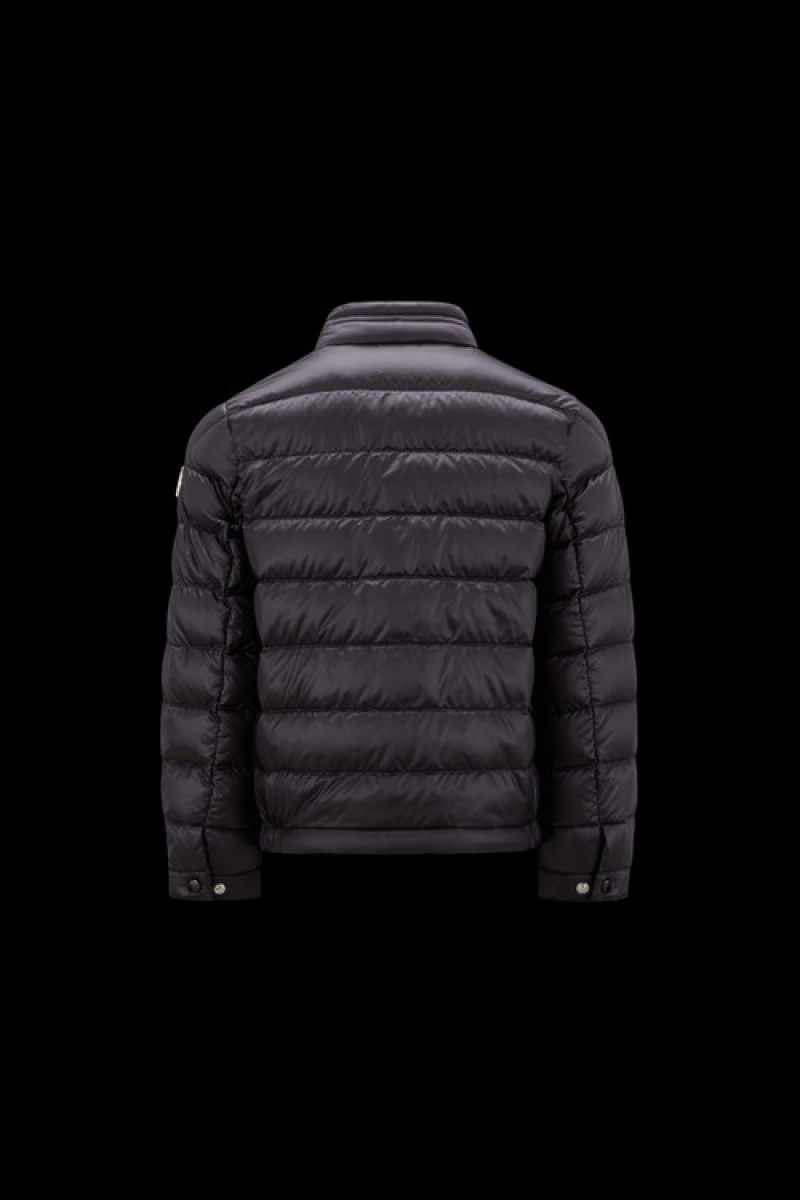 Chaquetas De Plumas Moncler Acorus Niño Negros | WDGM-21684