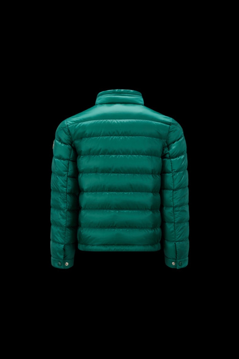 Chaquetas De Plumas Moncler Acorus Niño Turquesa Verdes | NWFK-31542