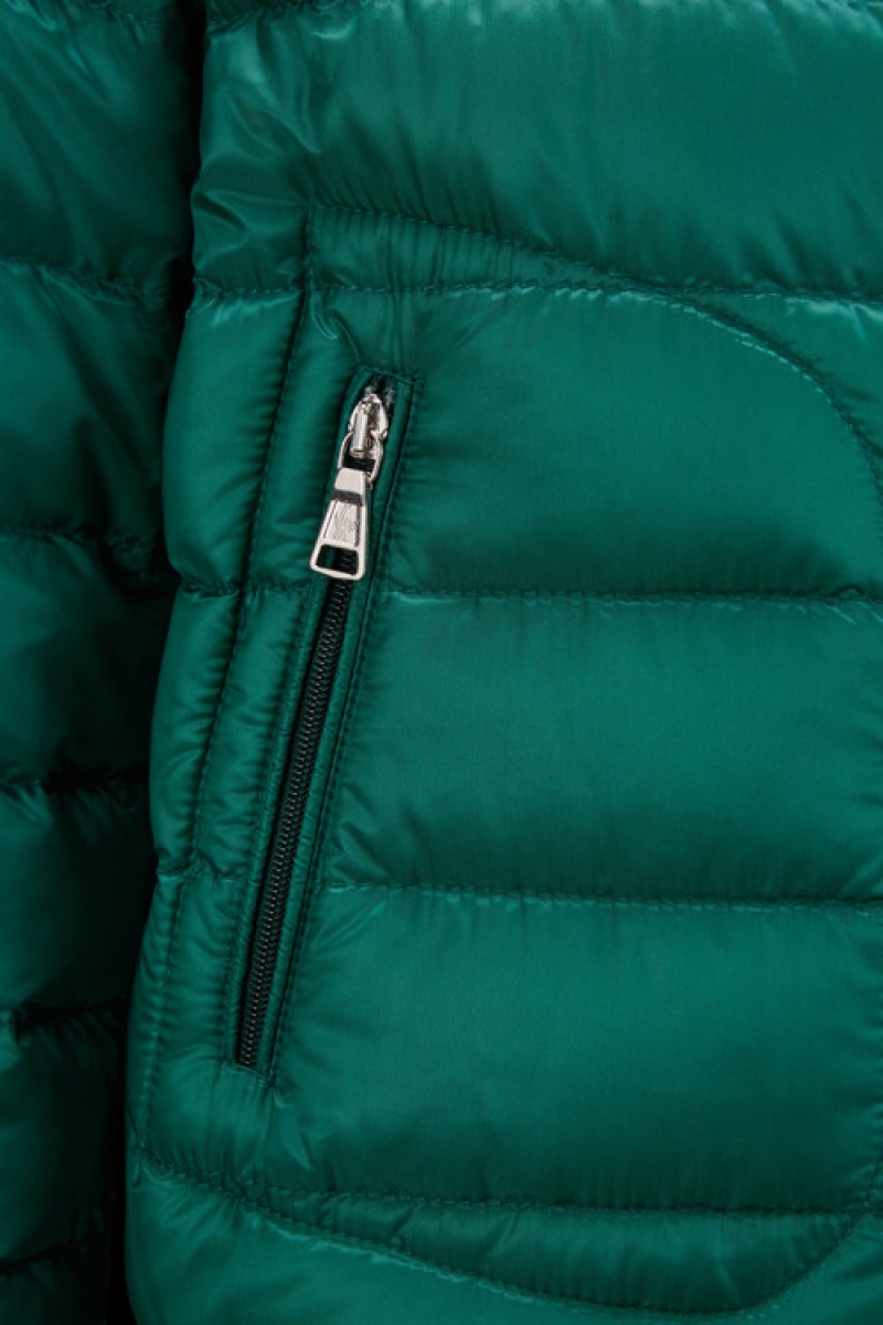 Chaquetas De Plumas Moncler Acorus Niño Turquesa Verdes | NWFK-31542