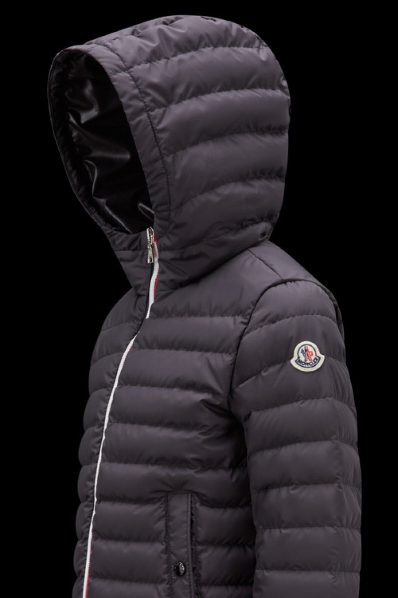 Chaquetas De Plumas Moncler Alim Niño Negros | RHJM-46179