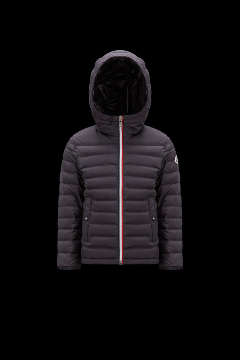 Chaquetas De Plumas Moncler Alim Niño Negros | RHJM-46179