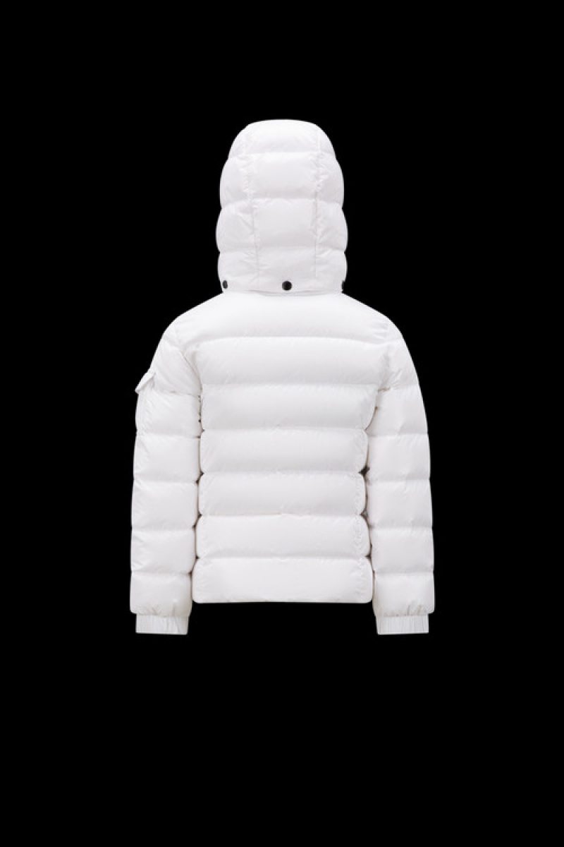 Chaquetas De Plumas Moncler Bady Niña Blancos | MYVD-48315