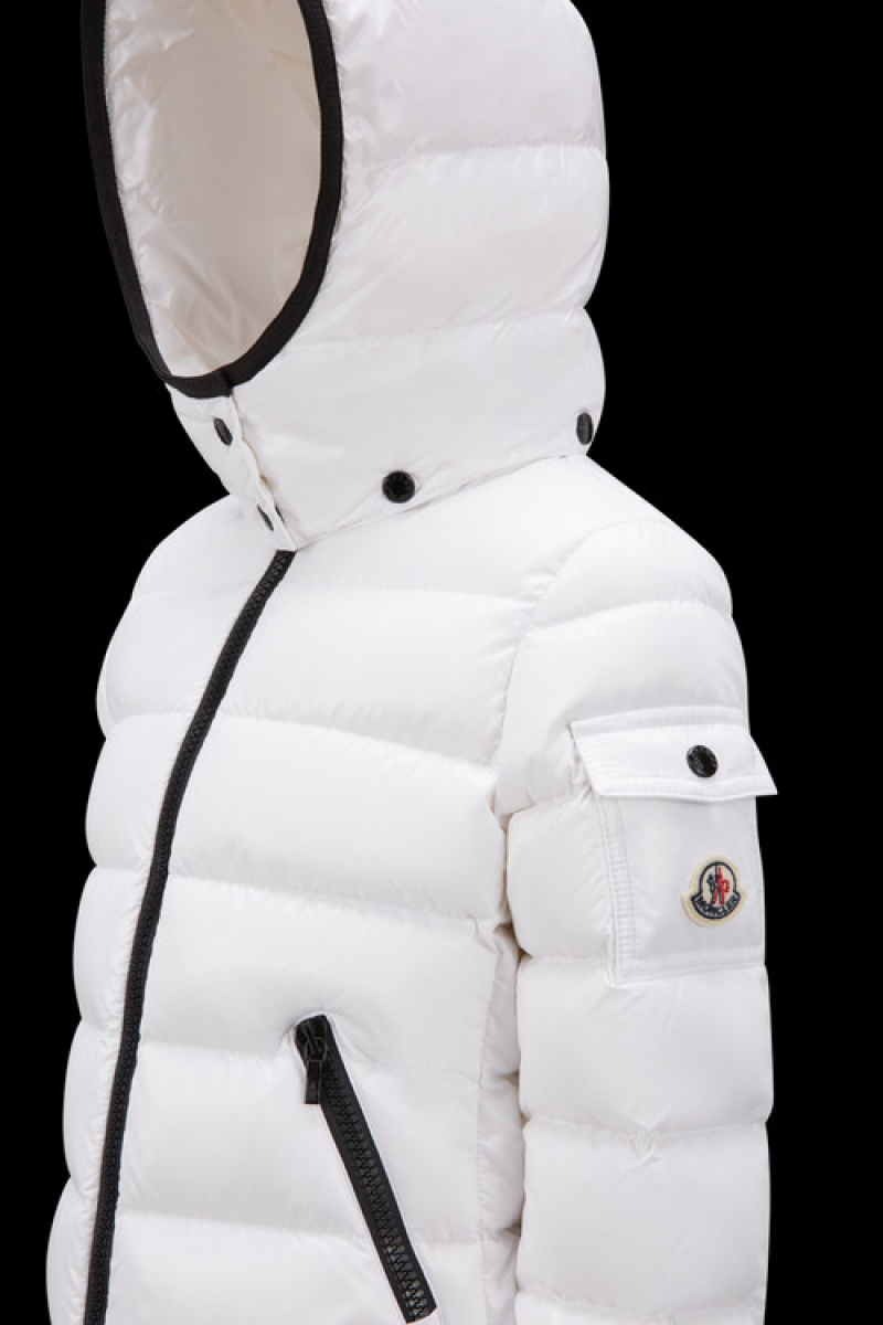 Chaquetas De Plumas Moncler Bady Niña Blancos | MYVD-48315