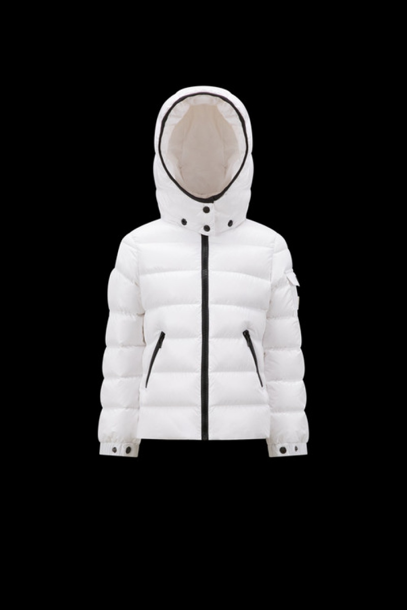 Chaquetas De Plumas Moncler Bady Niña Blancos | MYVD-48315