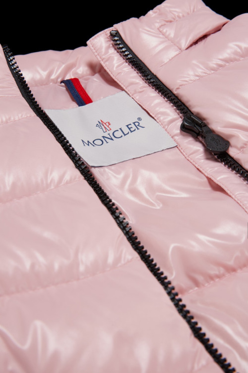 Chaquetas De Plumas Moncler Bady Niña Rosas | VNIE-75394