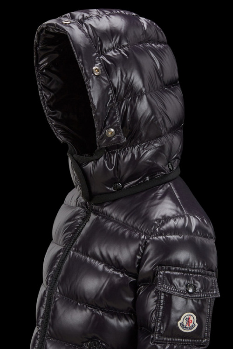 Chaquetas De Plumas Moncler Badyf Niña Negros | MLYT-26413