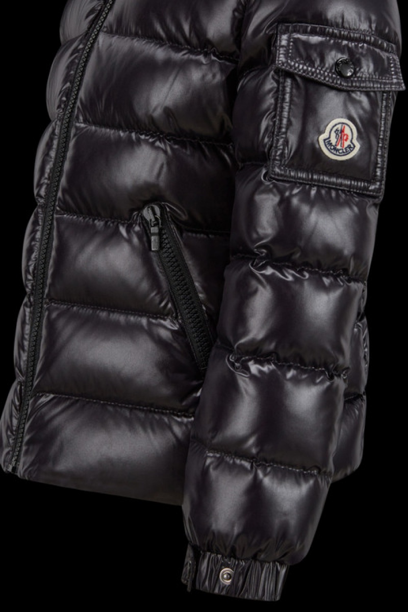 Chaquetas De Plumas Moncler Badyf Niña Negros | MLYT-26413