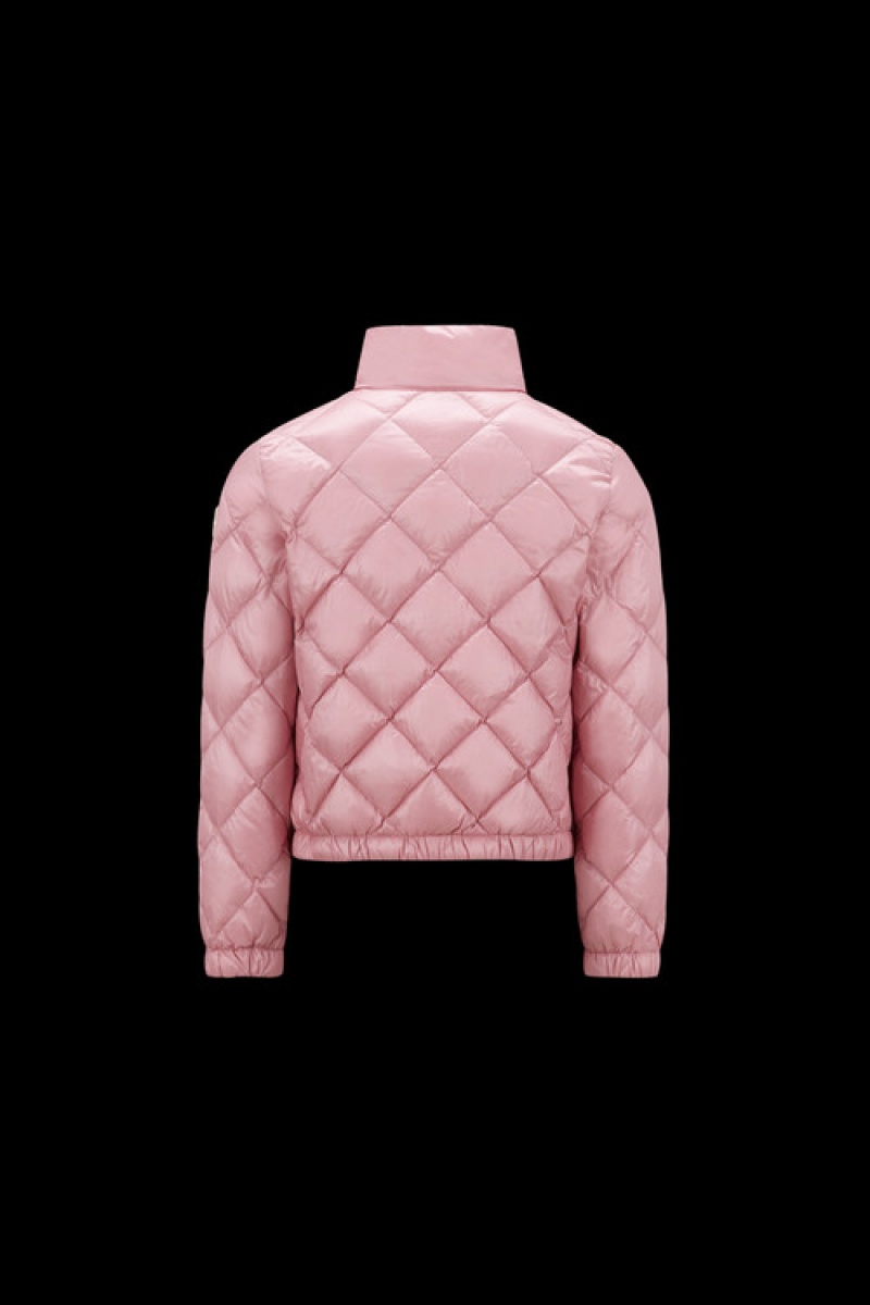 Chaquetas De Plumas Moncler Binic Niña Rosas Claro | KSUD-68041