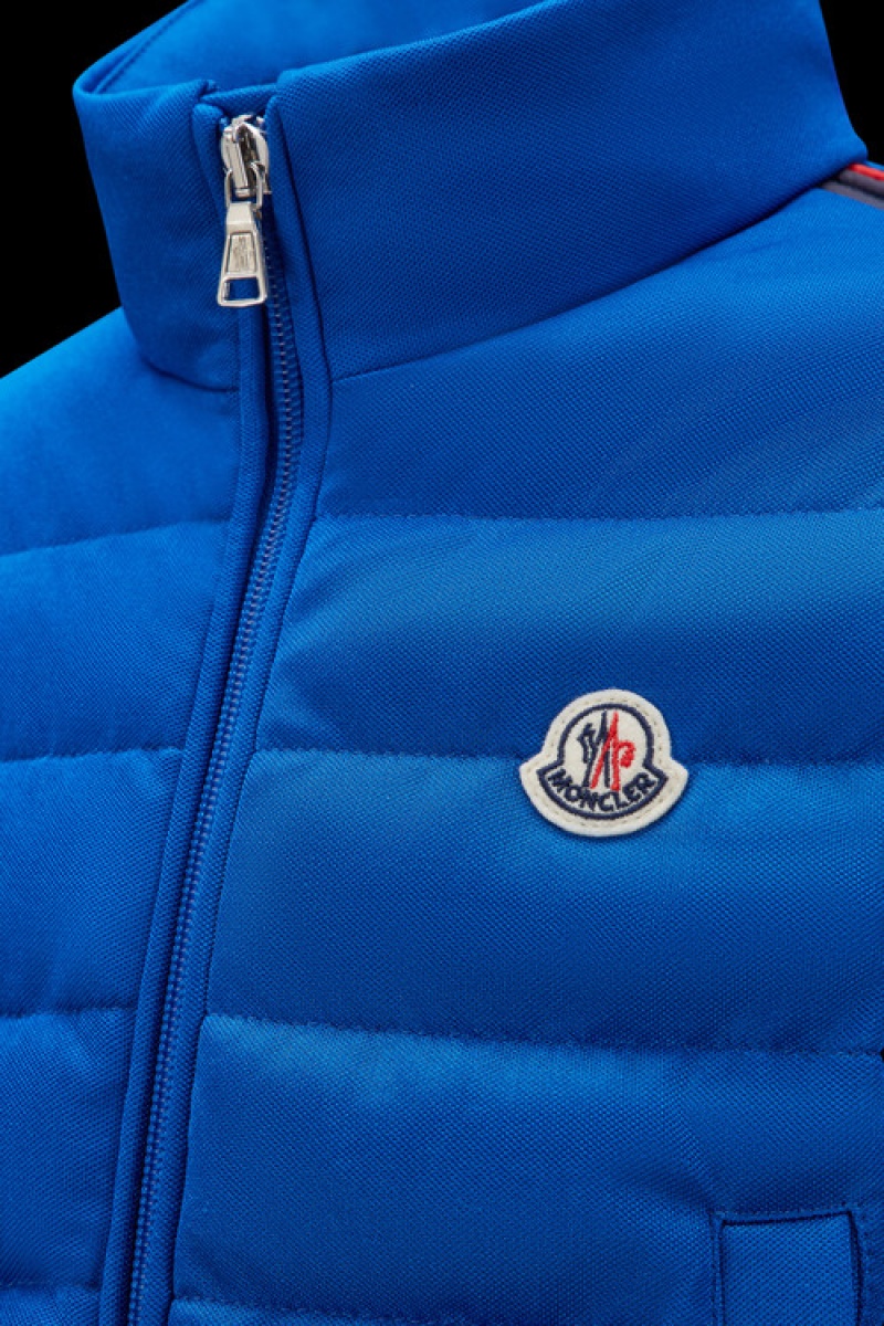 Chaquetas De Plumas Moncler Cardo Niño Azul Rey Azules | JQDB-02384