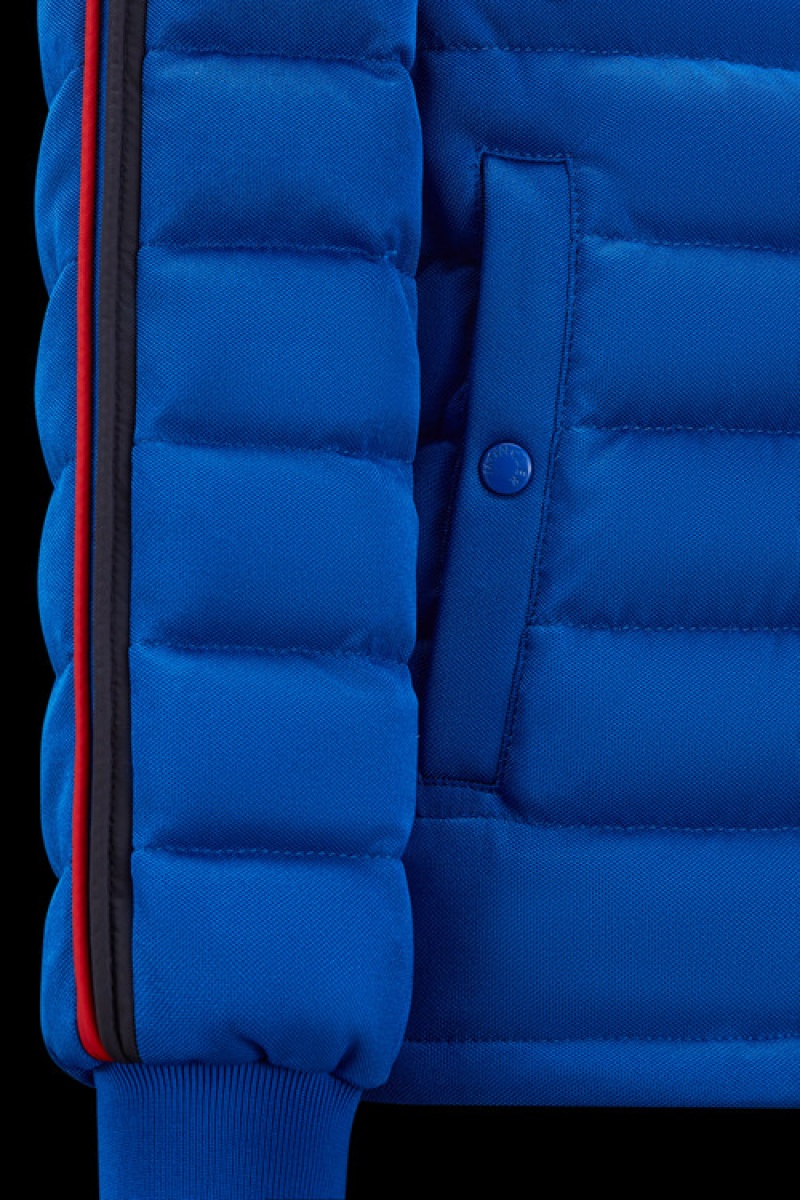 Chaquetas De Plumas Moncler Cardo Niño Azul Rey Azules | JQDB-02384