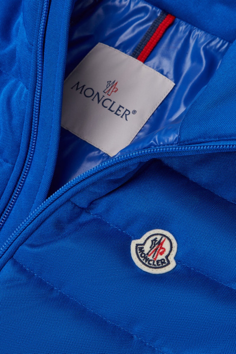 Chaquetas De Plumas Moncler Cardo Niño Azul Rey Azules | JQDB-02384