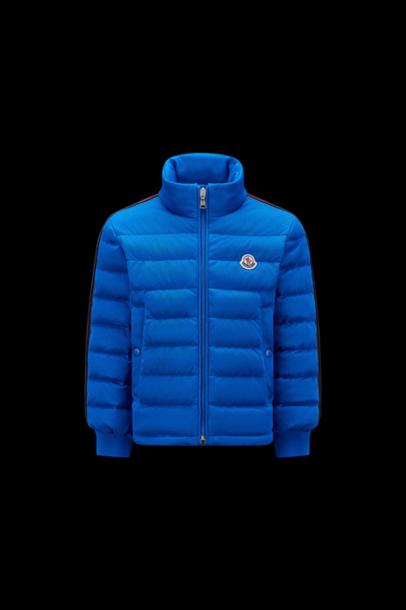 Chaquetas De Plumas Moncler Cardo Niño Azul Rey Azules | JQDB-02384