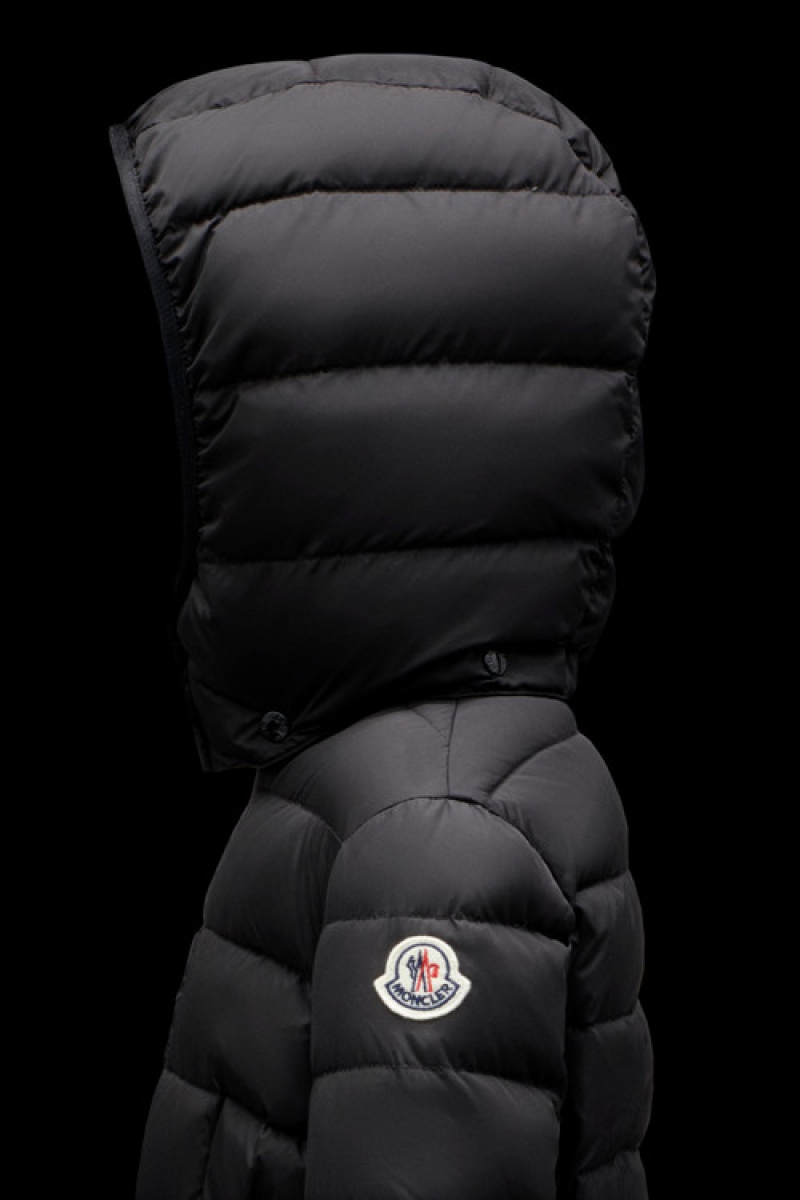 Chaquetas De Plumas Moncler Charpal Niña Negros | BCZA-52186