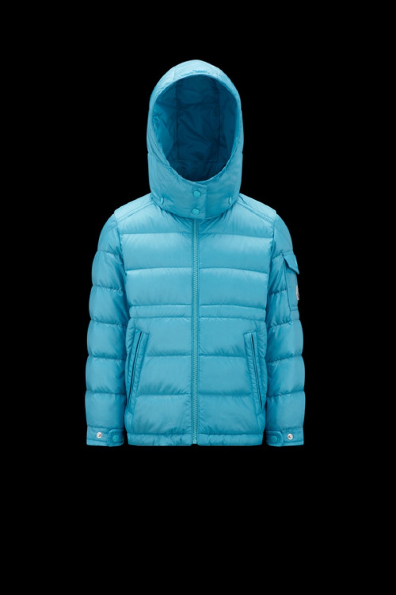 Chaquetas De Plumas Moncler Dalles Niña Azules Oscuro | LQCD-32570