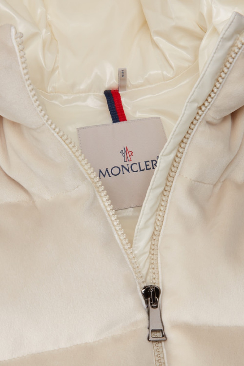 Chaquetas De Plumas Moncler Daos Niña Blancos | FNPV-56792