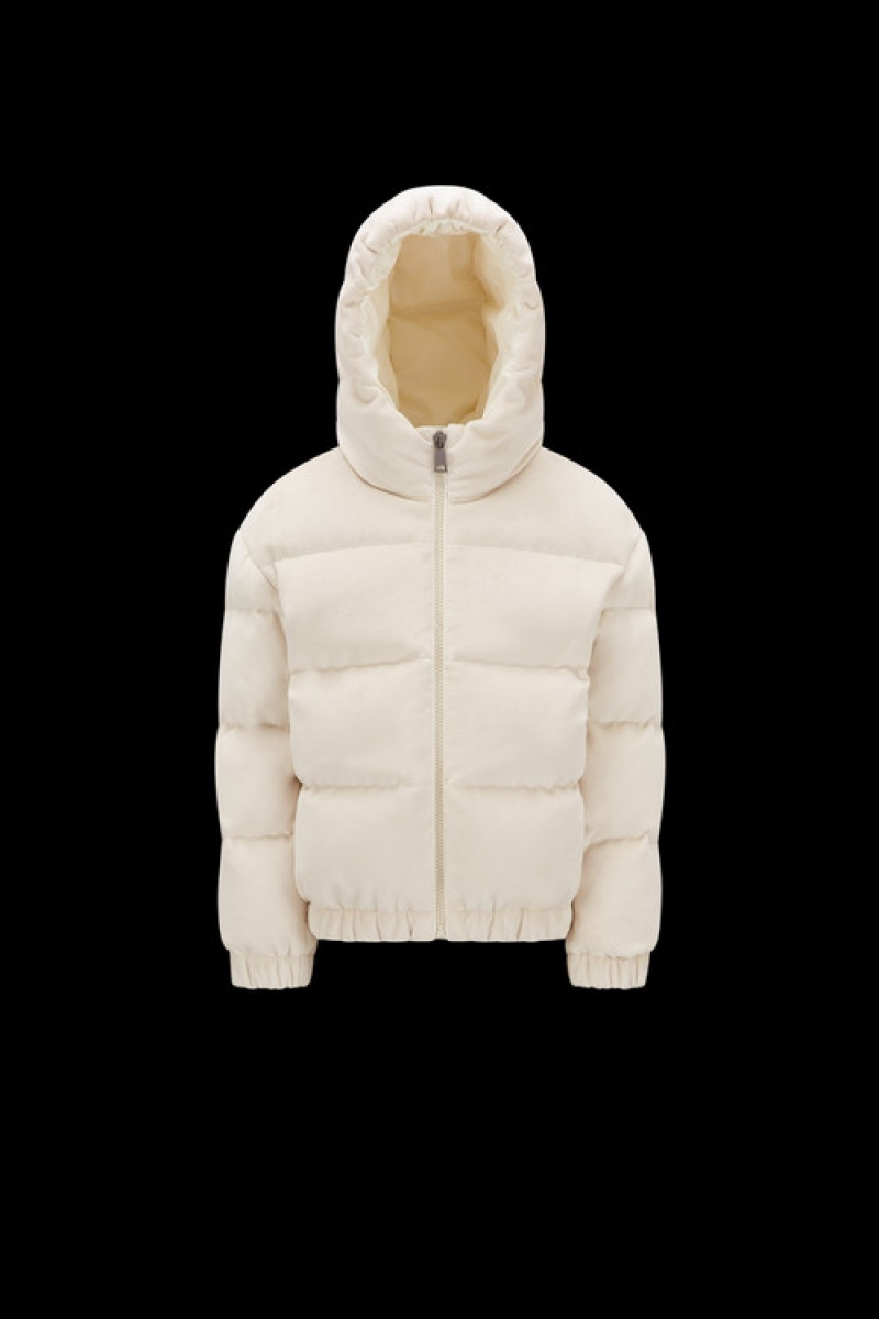 Chaquetas De Plumas Moncler Daos Niña Blancos | FNPV-56792