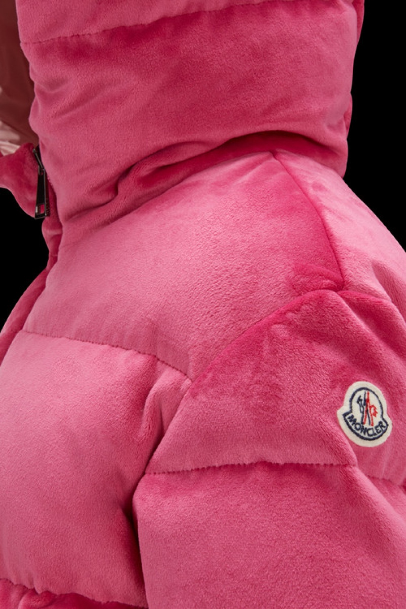 Chaquetas De Plumas Moncler Daos Niña Rosas | GQNM-83076