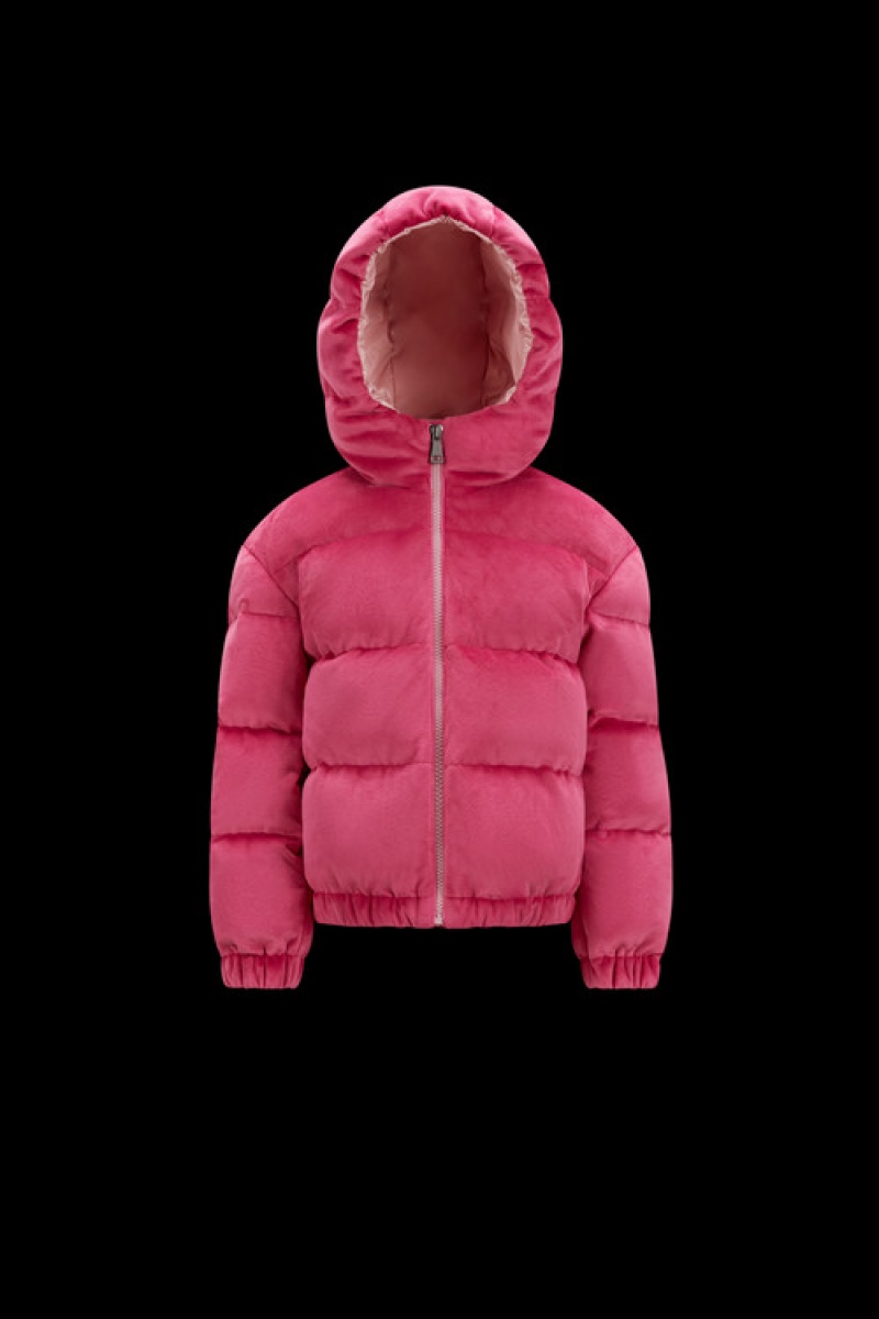 Chaquetas De Plumas Moncler Daos Niña Rosas | GQNM-83076