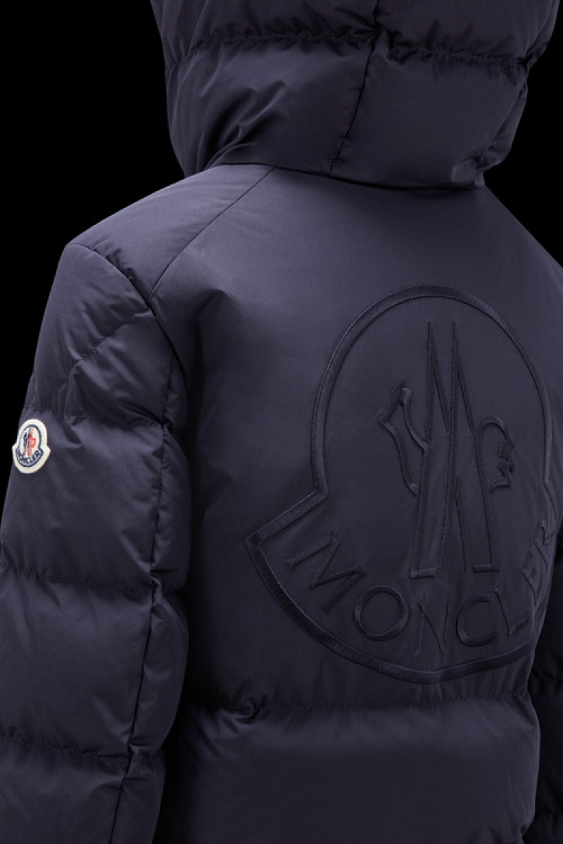 Chaquetas De Plumas Moncler Eric Niño Azul Marino Azules | YRDG-64857