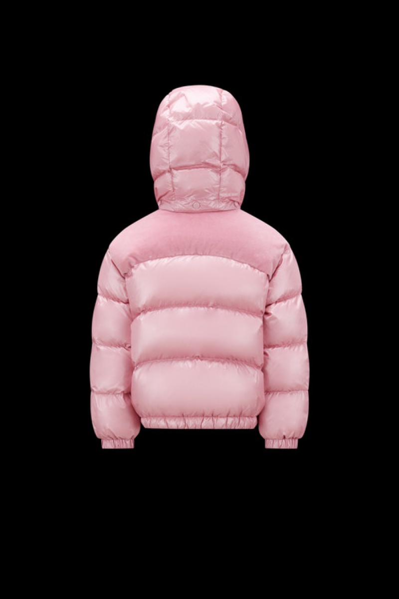 Chaquetas De Plumas Moncler Isa Niña Rosas Claro | XKUD-20315