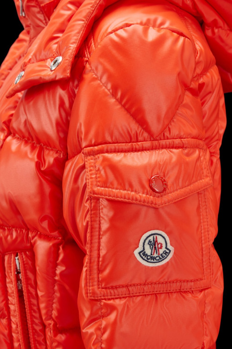 Chaquetas De Plumas Moncler Jeff Niño Naranjas | NEUW-28036